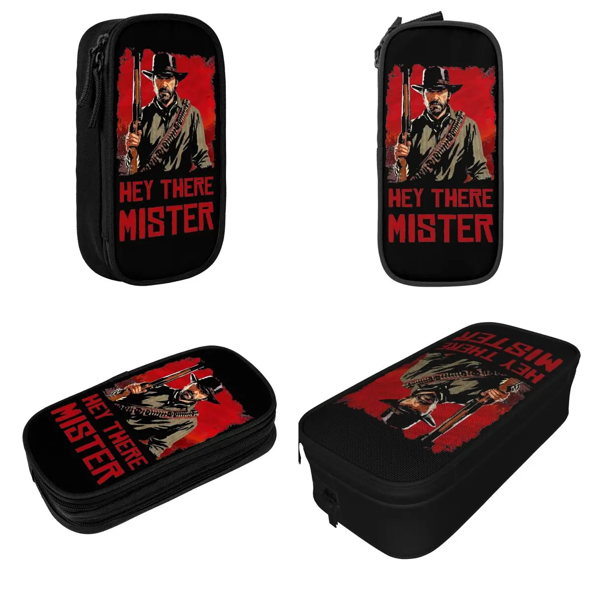 Arthur Morgan Game Lover Pencil Case Classic Pen Box Pencil Bags Girl Boy Big Capacity School Supplies Cosmetic Pencilcases