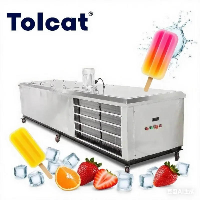 Tolcat Durable Efficient Large Capacity Cost-effective Ice Pop Freezer Fast Ice Lolly Maker Commercial 4 Molds Popsicle Machine