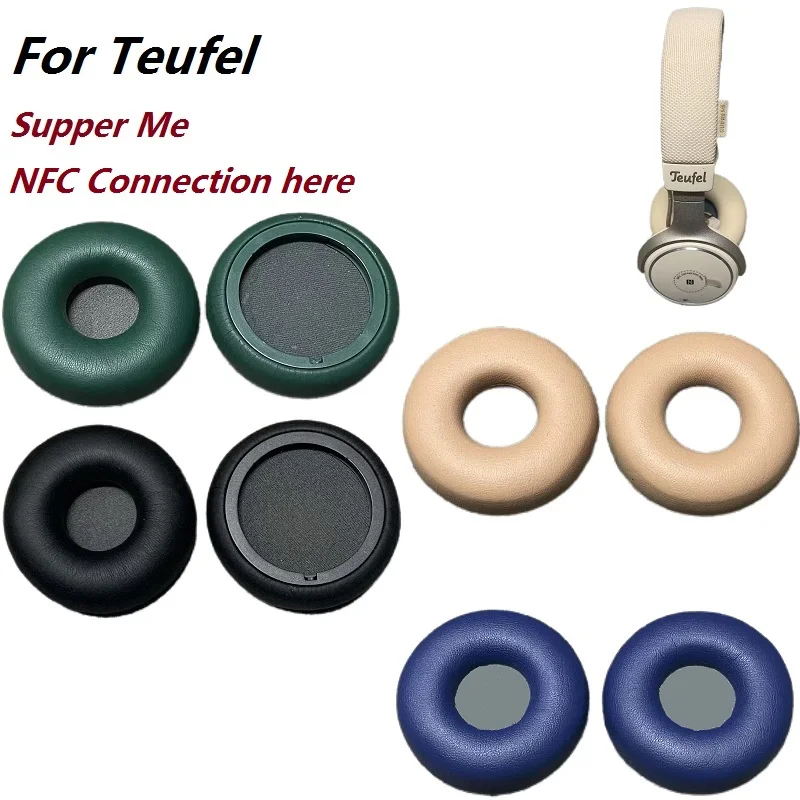 Original Ear Pads For Teufel superme NFC connection here Supper Me headphones replacement earmuff ear cushions