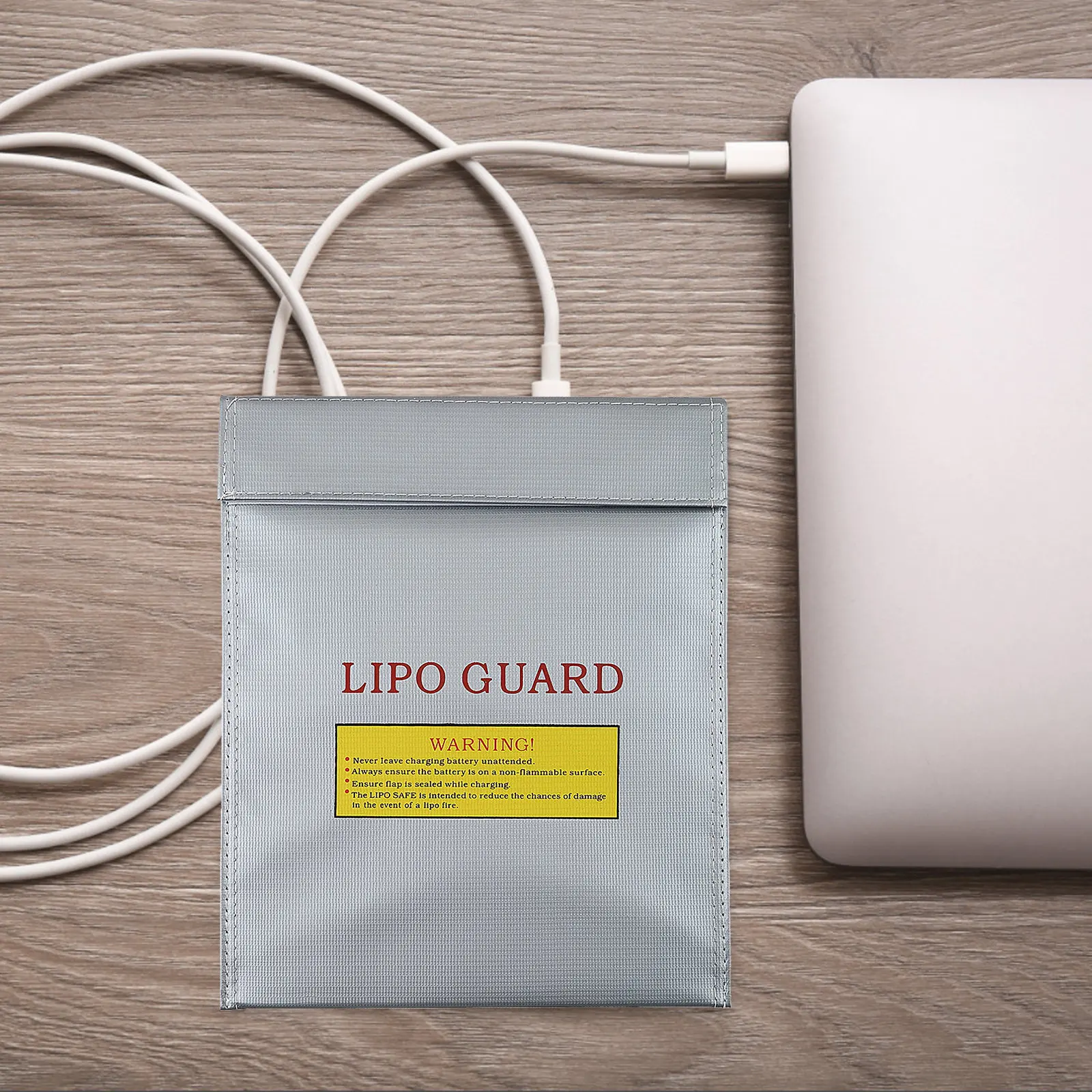 2Pcs Explosion-Proof Battery Bag Fireproof Lipo Storage Pouch Safe Charging Case for Rc Travel Safety