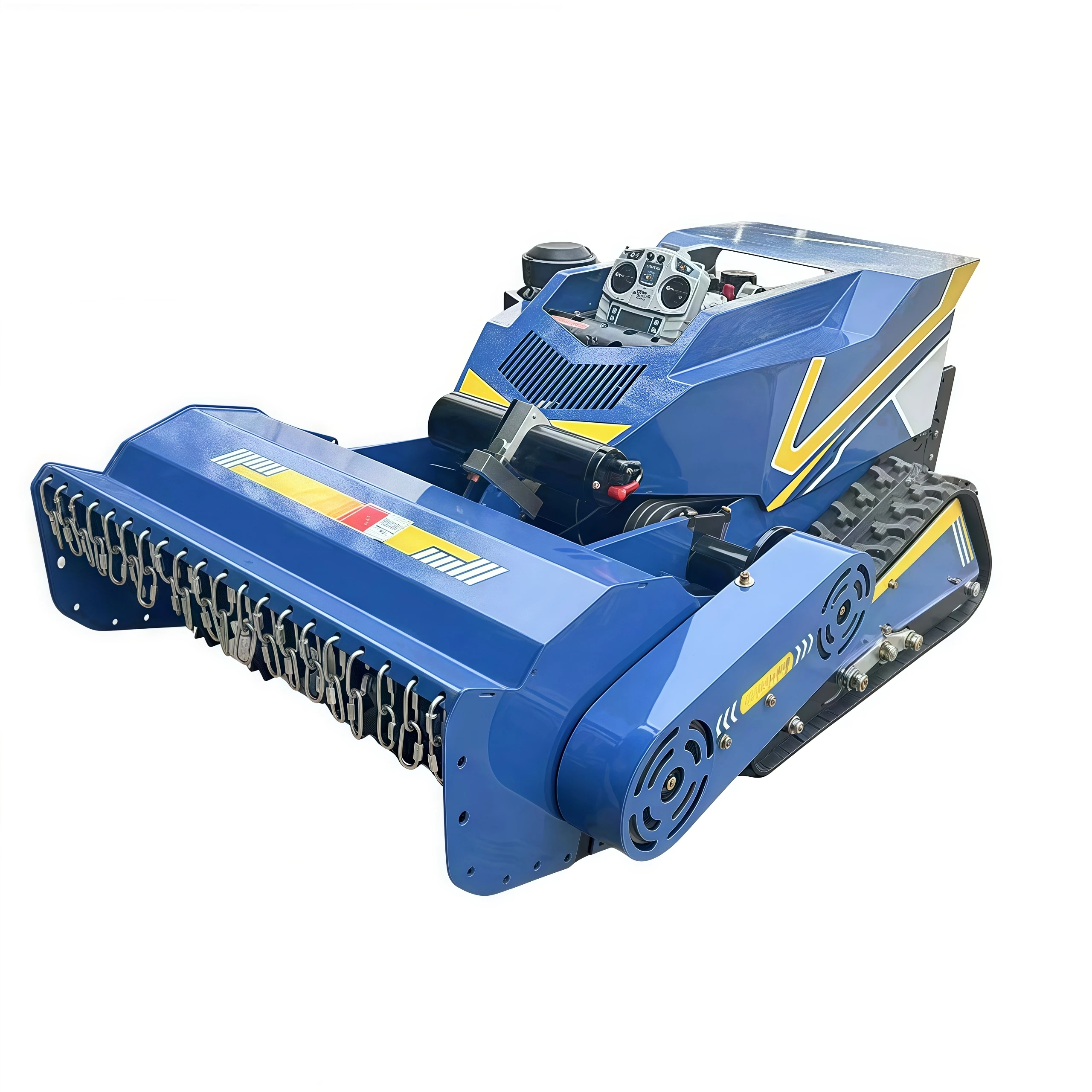 

Hot Top Small Tracked Remote-controlled Lawn Mower Farm Automatic Lawn Mower Simple Commercial Lawn Mower