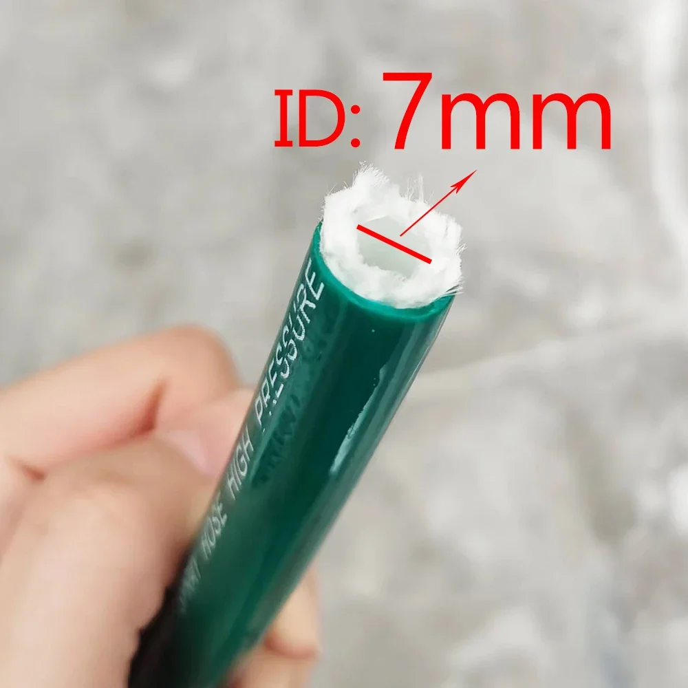 High Quality High-pressure Airless Double-layer Fiber Spraying Hose With 1/4 Interface Connector Connected to Spraying Machine