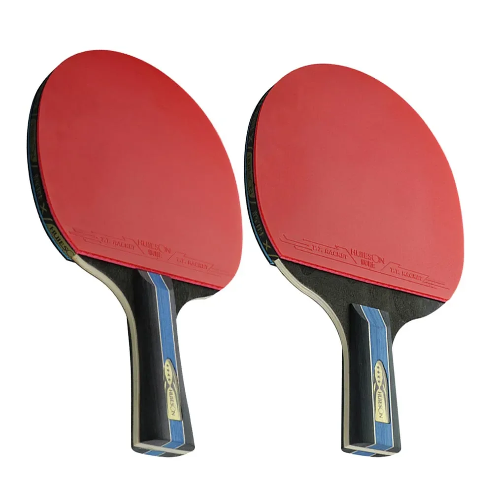 Bintang 4 Untuk Dayung ping Pong dengan Karet Jerawat Wajah Ganda Ringan dan Nyaman untuk Remaja dan Pemula