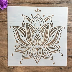 Mandala Geometric diy Yoger Stencils、壁の絵、スクラップブックの着色、エンボスアルバム、壁の装飾テンプレート、30x30cm