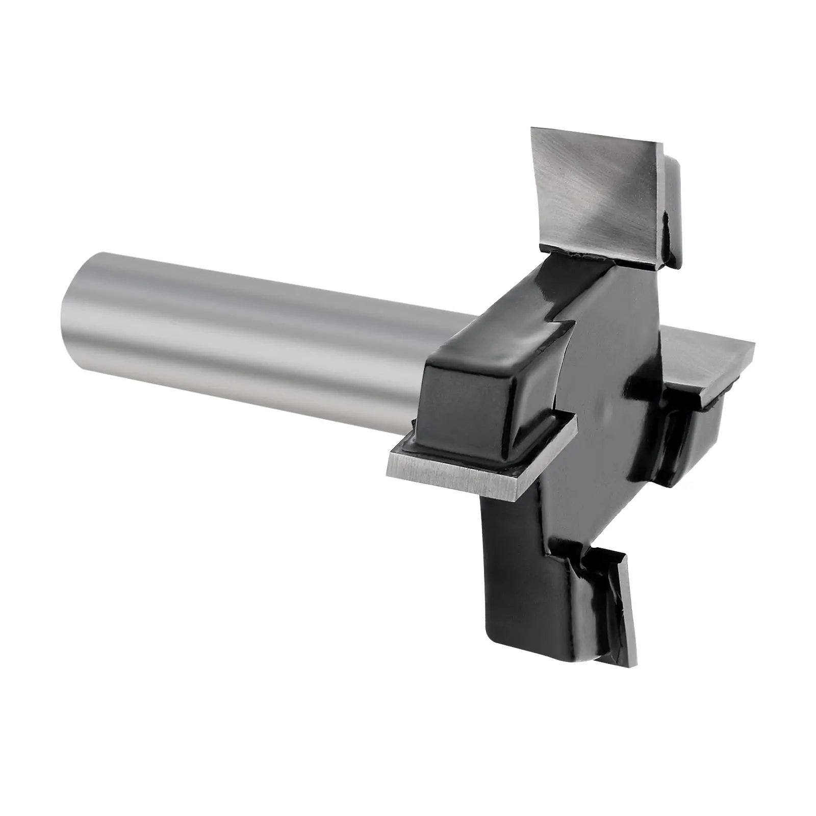 1 Piece 4 Teeth Router Bit Woodworking Milling Cutter Slab Flattening 1/2inch Carbide Spoil Board Milling Cutter For Wood Tools