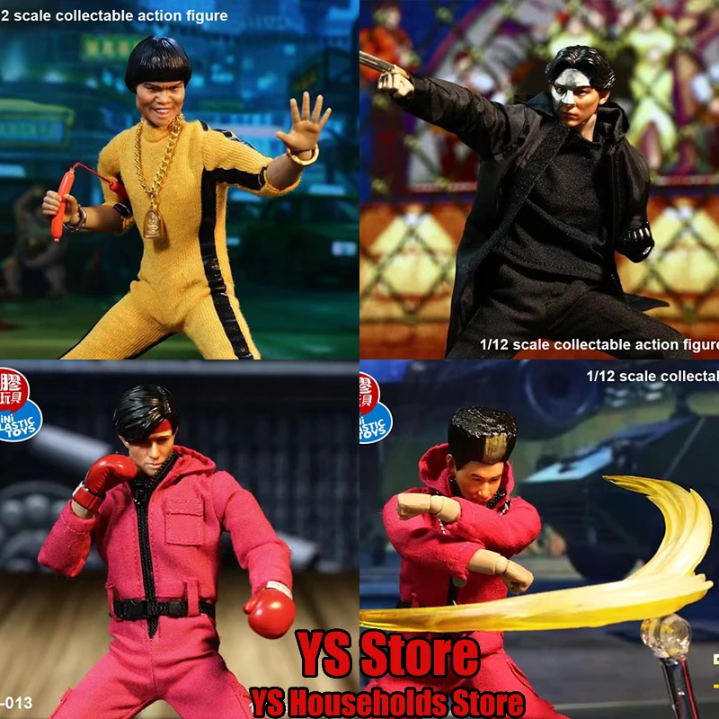 Mini Plastic Toys 1/12 MPT011 Kung Fu Jin MPT-012 Mr.Zhang MPT-013 Boxer Cheng MPT-014 Mask Liu Design Movable 6