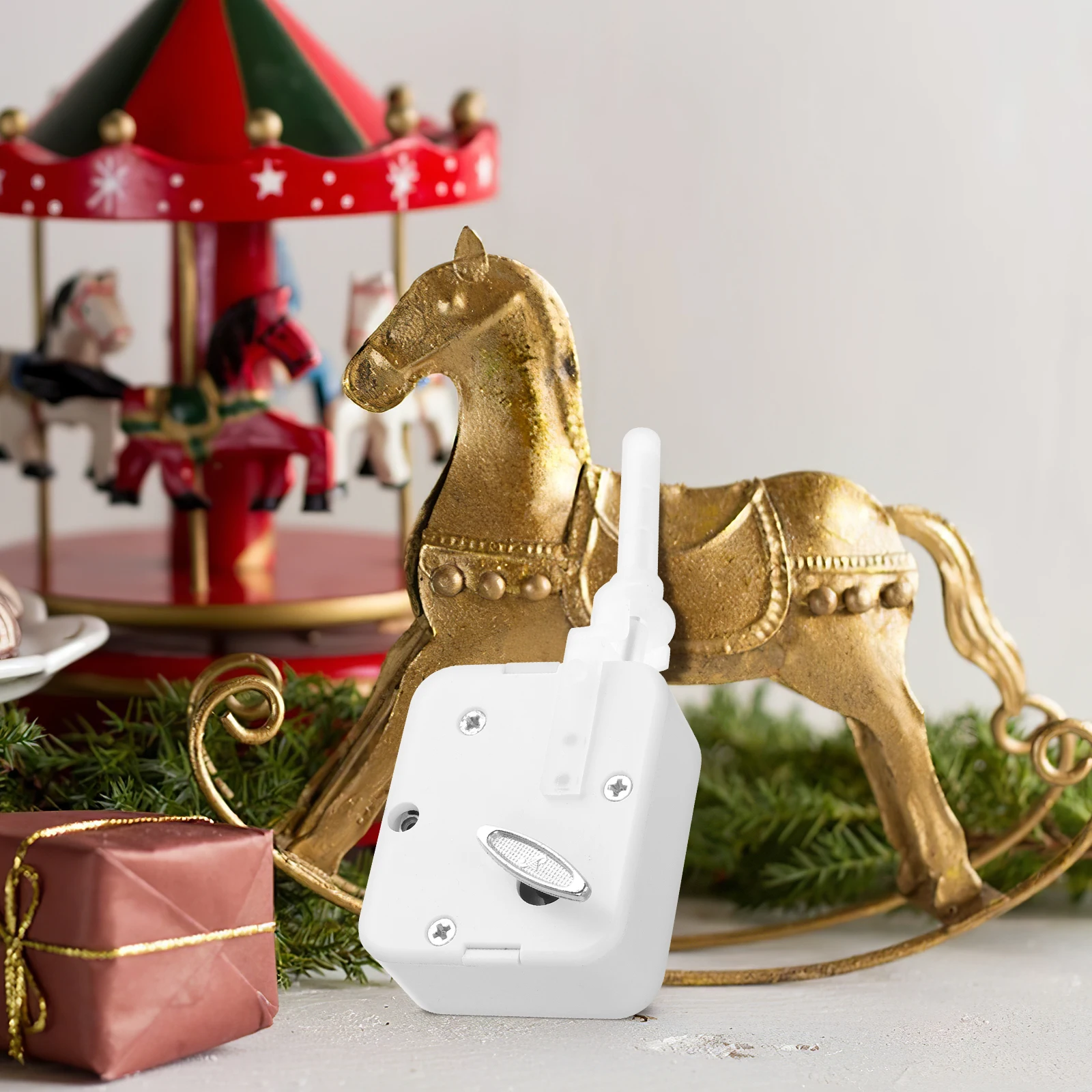 18Note Muziek Muziekdoos Mechanisme Kit Mechanisme DIY Hand Crank Swing Beweging Muzikaal Uurwerk Speelgoed Instrument Kerstthema