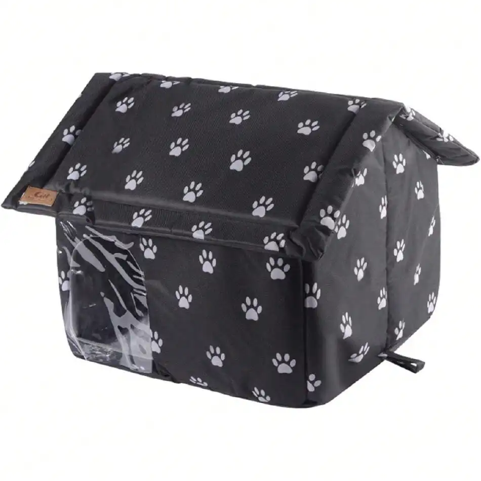 

Outdoor Waterproof Windproof Foldable Warm Pet Cave, Ox Stray Cats Shelter Pet Supplies Wild Cat/Dog