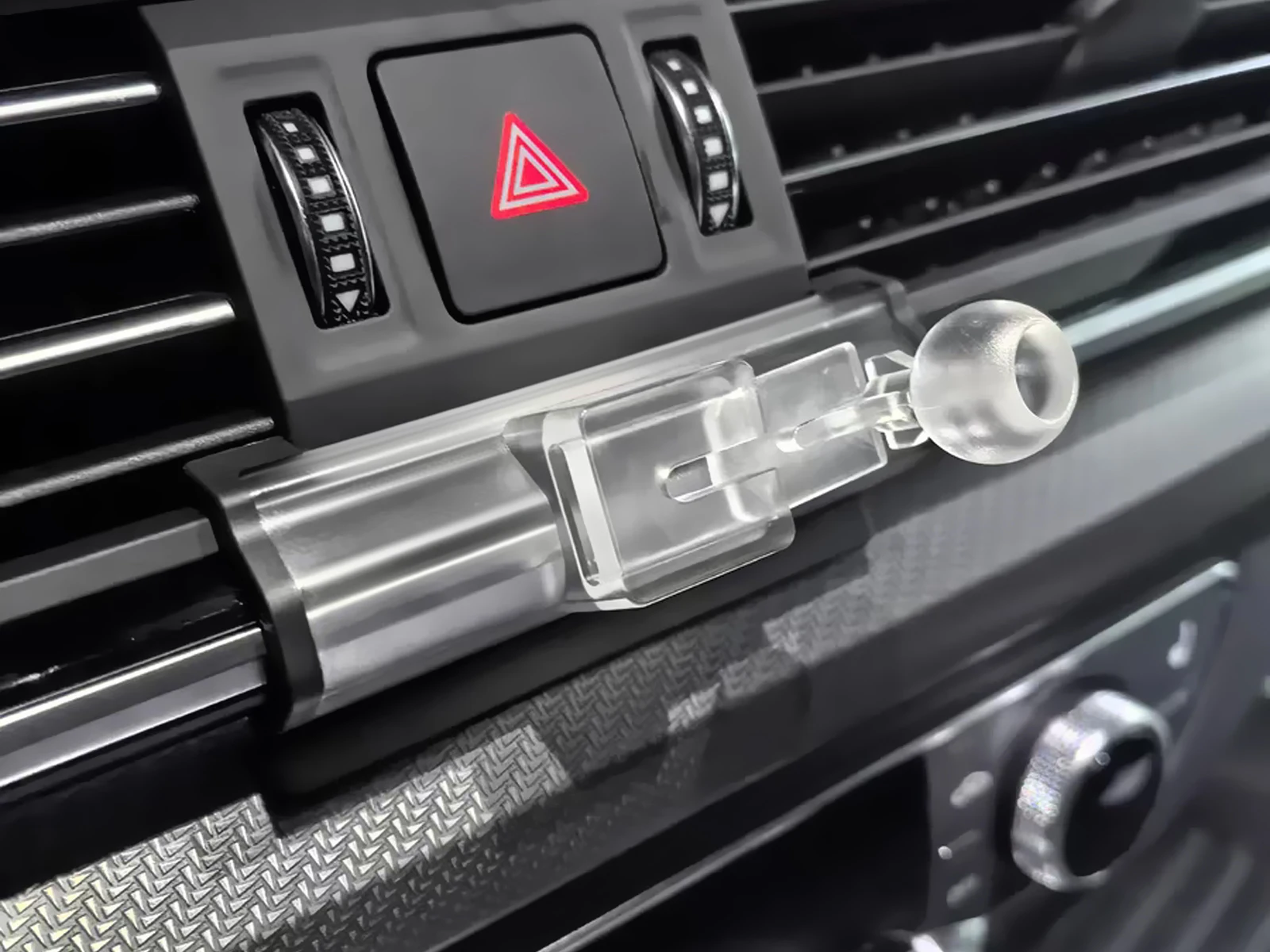 Maßgefertigte Magnetische Handyhalterung mit Luftstromkühlung für Audi Q5 80A 2018 2019 2020-2024, 360° Drehbar ° Schwenkbare Telefonhalterungsbasis – Detail 8