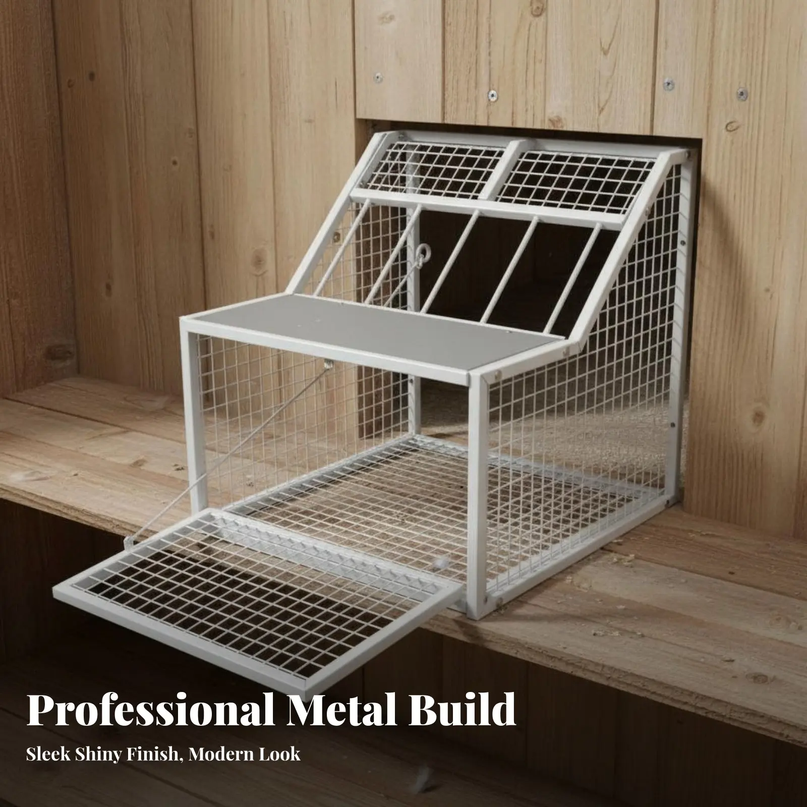 Pigeon Entry Door Long-Lasting Racing Pigeon Entrance Entry Iron Bar Avian Entrance Reinforced Design Fine Workmanship view 3