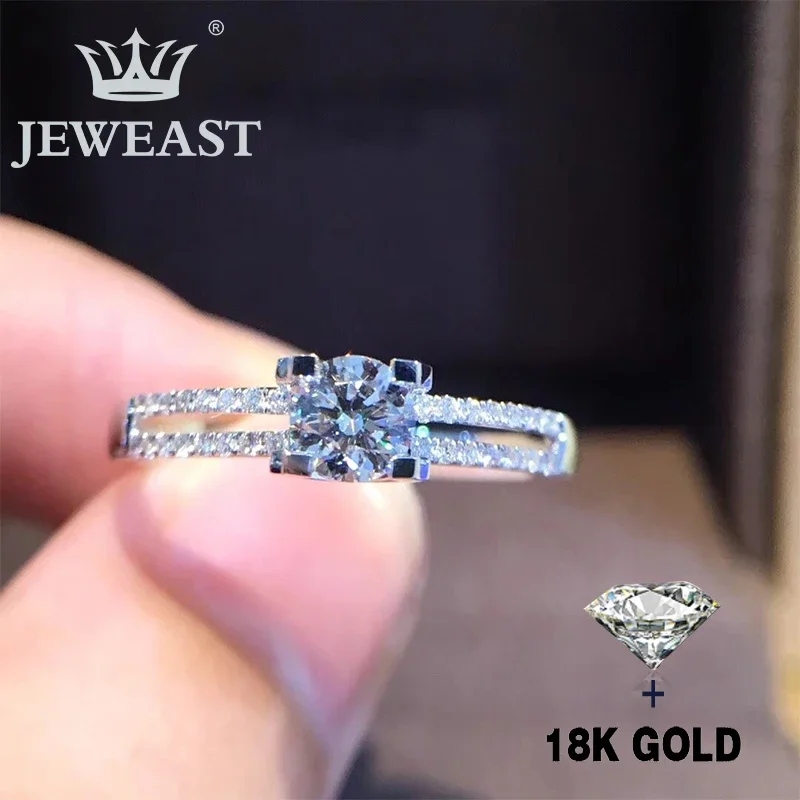 

Natural Diamond 18K Gold Pure Gold Ring Beautiful Gemstone Ring Good Upscale Trendy Classic Party Fine Jewelry Hot Sell New 2025