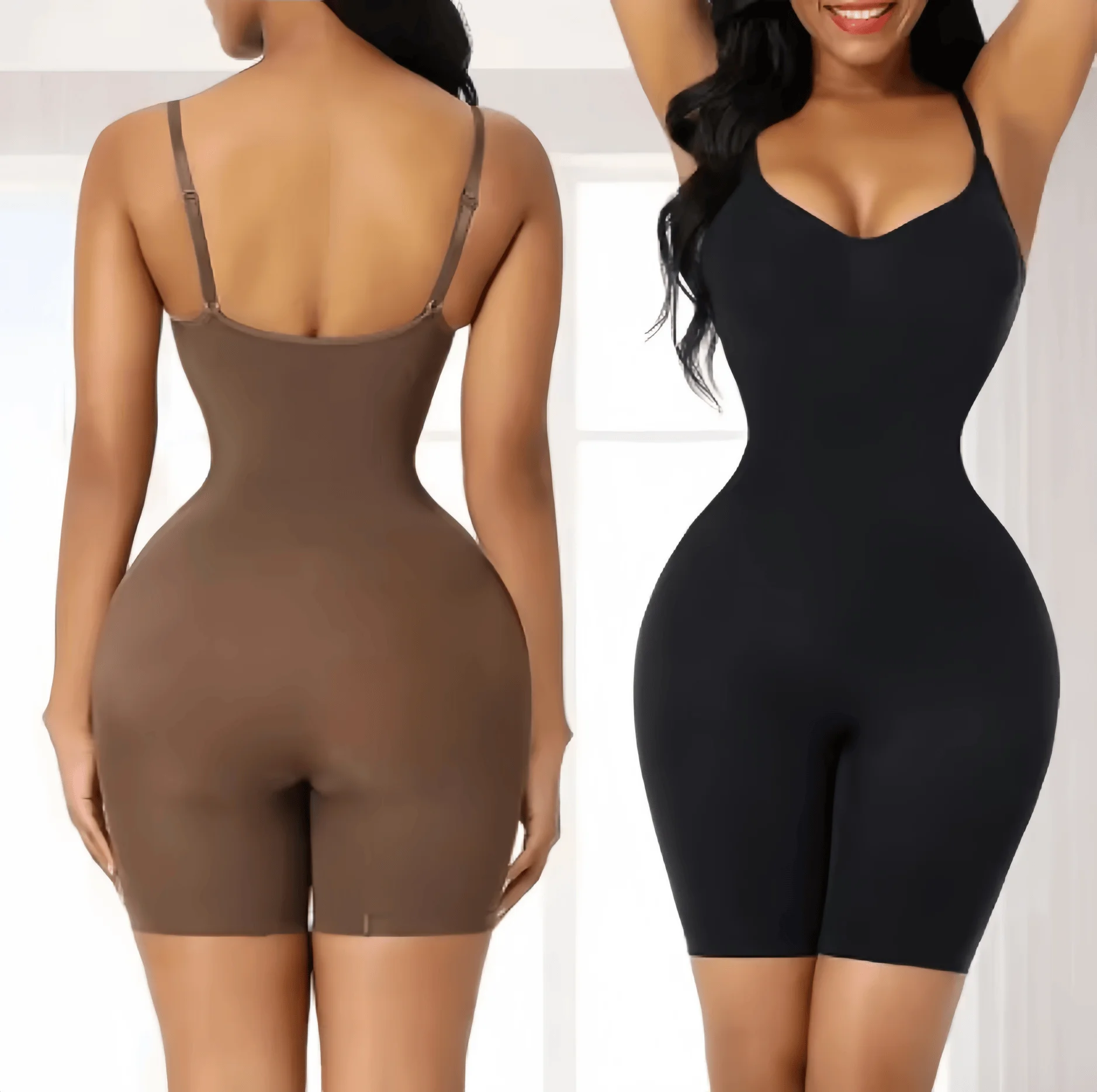 Bodysuit für Frauen, Bauchkontrolle, nahtlos, hohe Taille, flacher Bauchgürtel, Stretch-Shapewear, Body Shaper, große Größe S-3XL