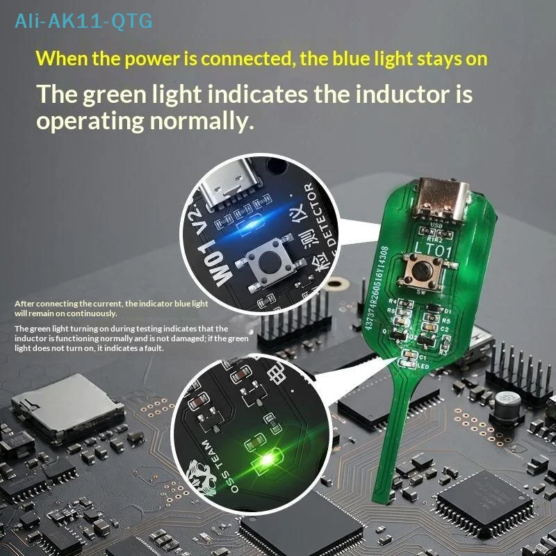 NEW Electromagnetic Induction Capacitance Inductance Tester Quick Troubleshooting For Mobile Phone Repair