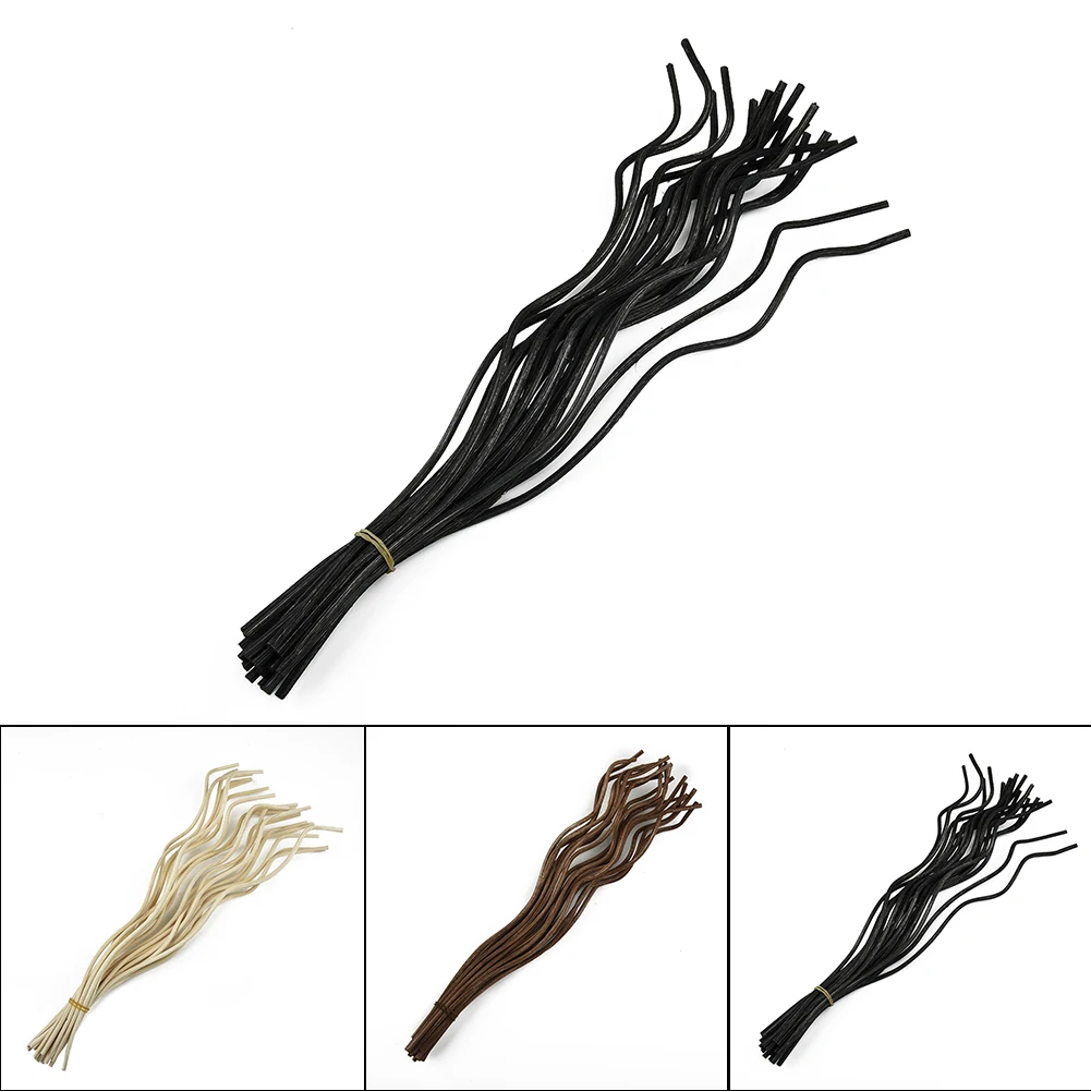 20 Pcs Diffuser Sticks Long Wavy Rattan Reed Fragrance Diffuser Replacement Refill Air Freshener Sticks Accessory Home Fragrance