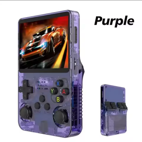 SMARTDUDE R36S Console per videogiochi portatile retrò Lettore schermo IPS da 3,5 pollici Lettore video tascabile portatile per bambini Sistema Arkos