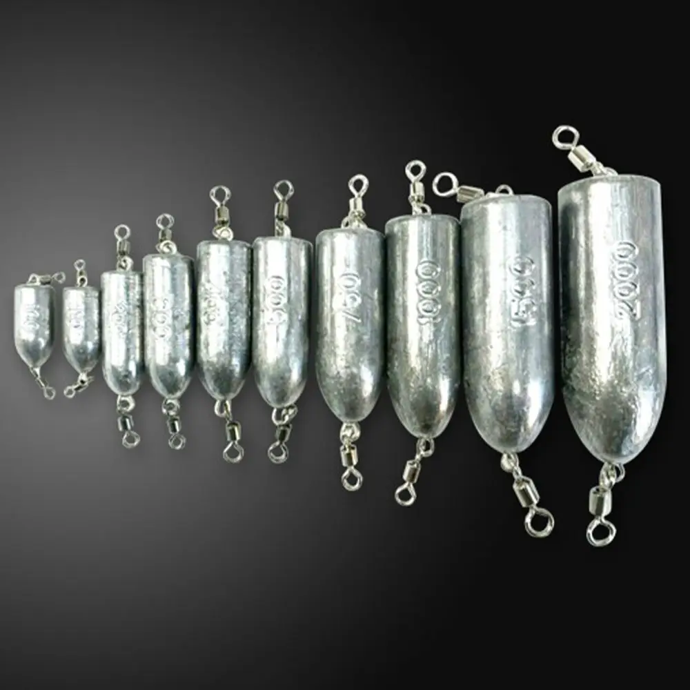 

40g-1000g Fishing Lead Sinkers tapering style concave bottom Fishing Weight Sinker Carp Fishing Lead fishing Slip Shot Sinkers