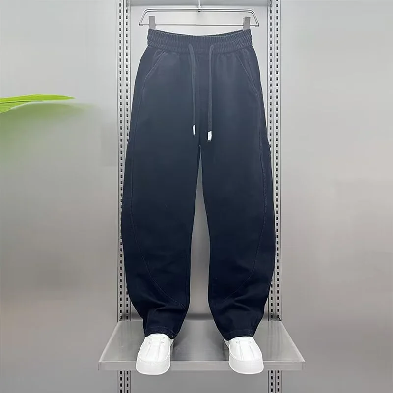 جينز تشذيب الخريف ناعم ومسامي وصديق للبشرة بأربعة جوانب ثنى مرن مقاس كبير متعدد الاستخدامات #6