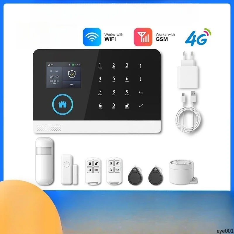 

Противоугонная сигнализация, Wi-Fi, пульт дистанционного управления, домашняя охранная система охранной сигнализации для защиты дома и квартиры