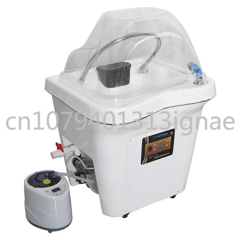 Hairdressing salon shampoo basin movable Thai hydrotherapy shampoo bed with water circulation