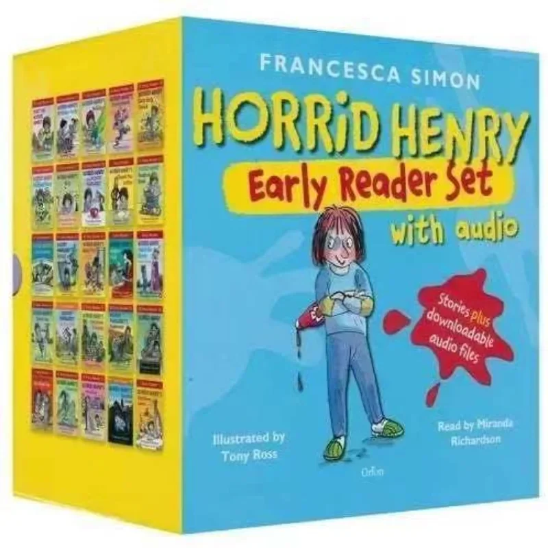 

Английские книги Francesca Simon Horrid Henry Early Reader, английские книги с картинками для детей, книги для изучения английского чтения