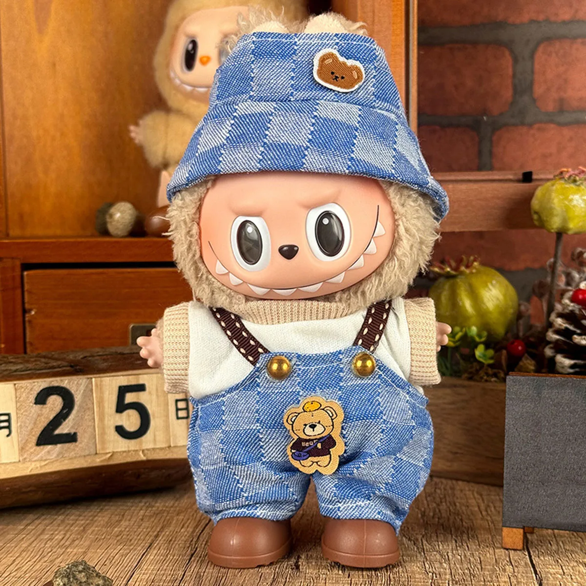 Милая мини-кукла, одежда, аксессуары для Labubu v1/v2, комплект одежды, украшение, детская игрушка в подарок