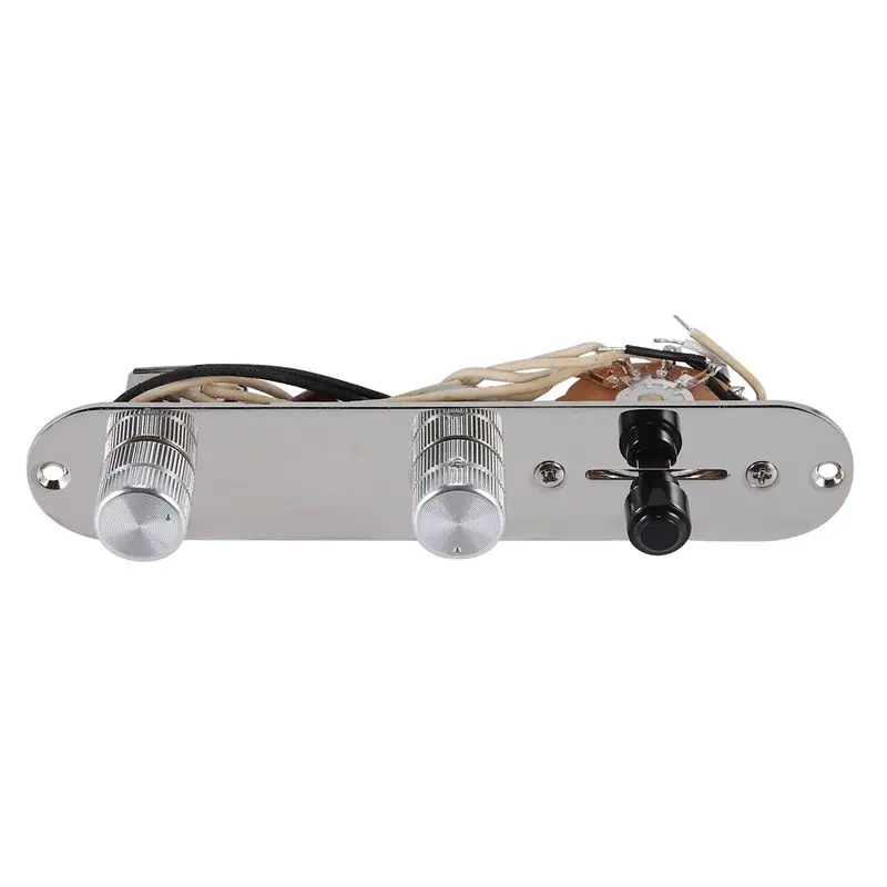 aeb0-chrome-3-way-wired-loaded-prewired-control-plate-harness-switch-knobs-for-tele-guitar-parts