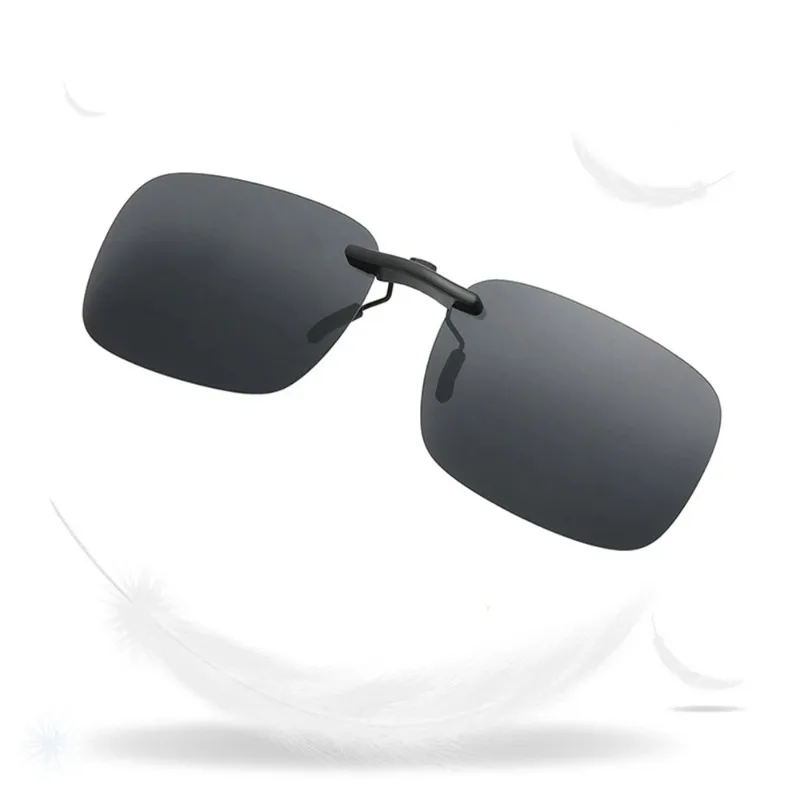 Clip-on Sunglasses Frameless Anti-glare Sunglasses Lenses Frameless Sunglasses Lenses Anti-glare For Fashion Accessory Outdoor view 4