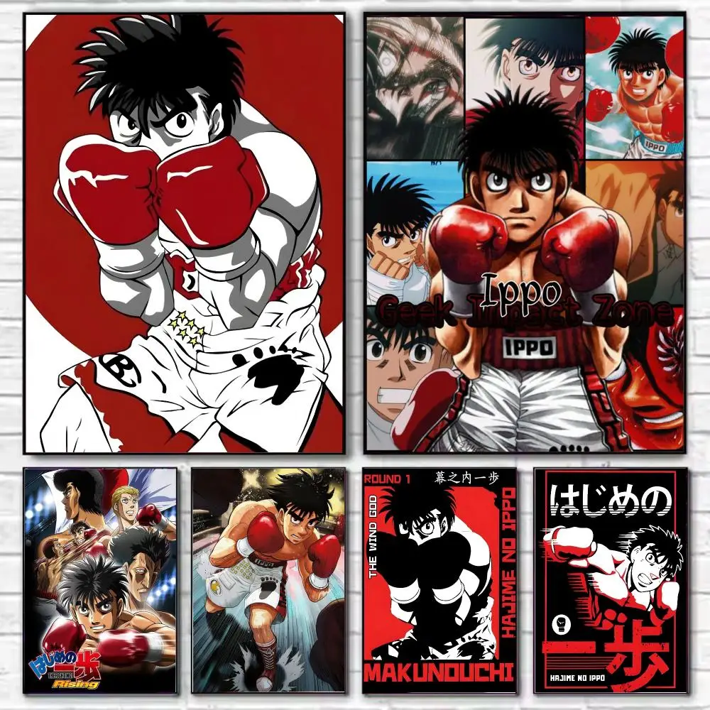 Anime Fighting Spirit Hajime No Ippo Poster Stylish Wall Art for Living Room Bedroom Study Home Decor Gift