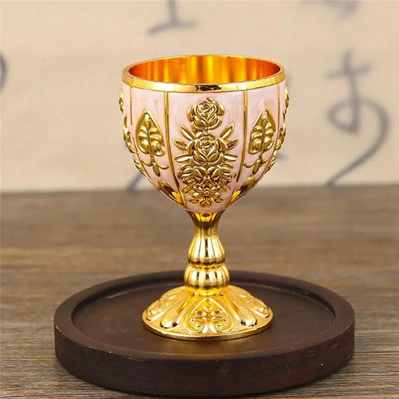 A04G-High-End Household Liquor Glass A Sip Of Vintage High-Value Personality Anti-Fall Cocktail Cup Ornaments 30ML 1 Piece C