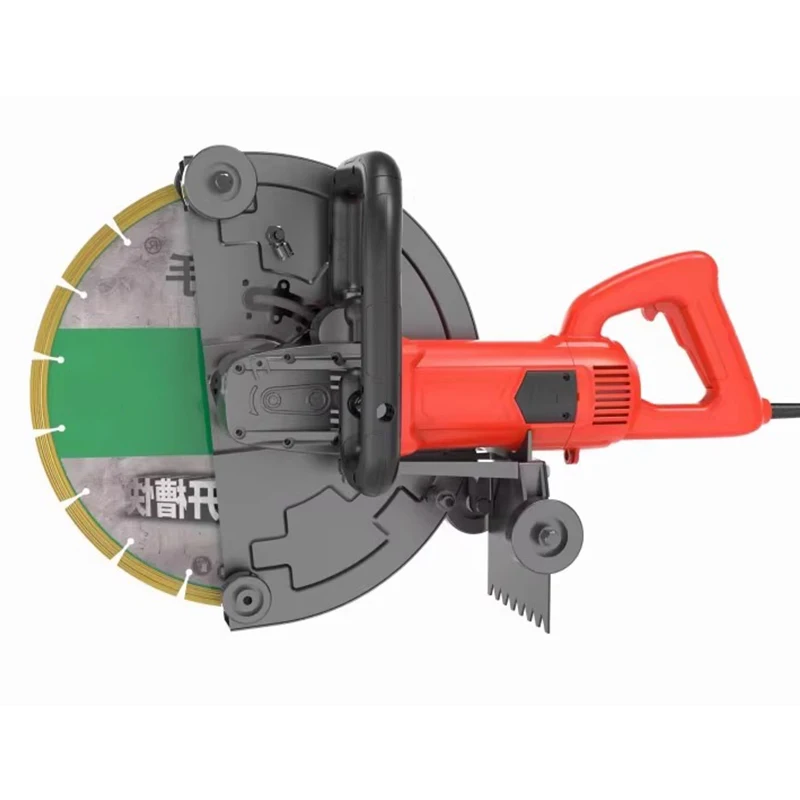 Handheld Concrete Groove Slotting Machine Brick Wall Cutting Machine Dustless Hydropower Slot Multi-angle Circular Saw