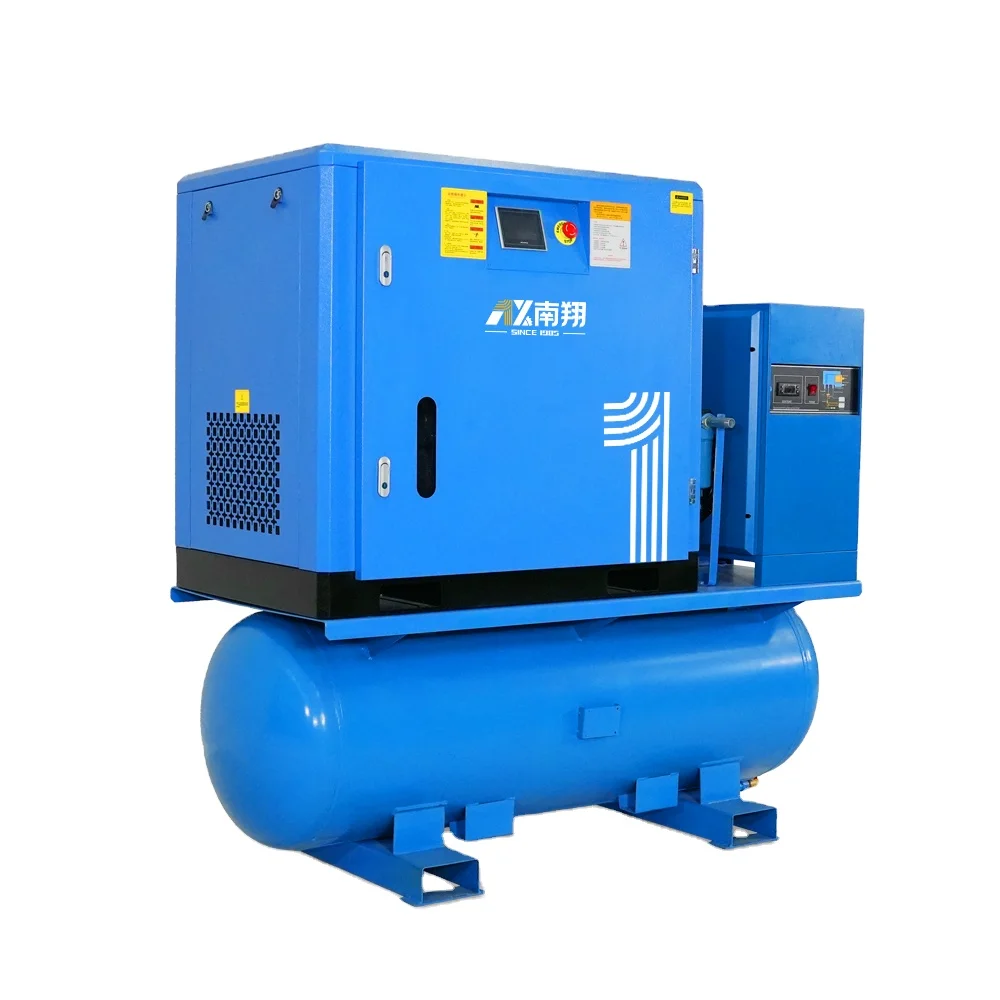 

Nanxiang Original Factory 16bar 15 Kw 20 Cutting Rotary Screw Combined Air Compressor With Air Dryer