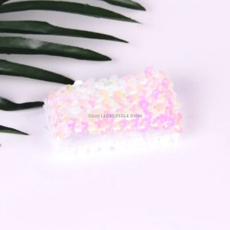 

Shimmering Sequins Cuffs Fingerless Arm Sleeeve for Women and Girl Party Costume