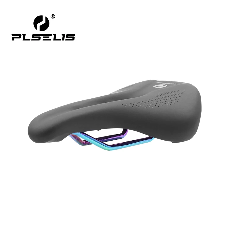 وسادة مقعد دراجة شعبية من PLSELIS، أنف قصير مجوفة قابلة للتنفس ومقاومة للماء ومضادة للانزلاق، سرج أصلي مريح P #6
