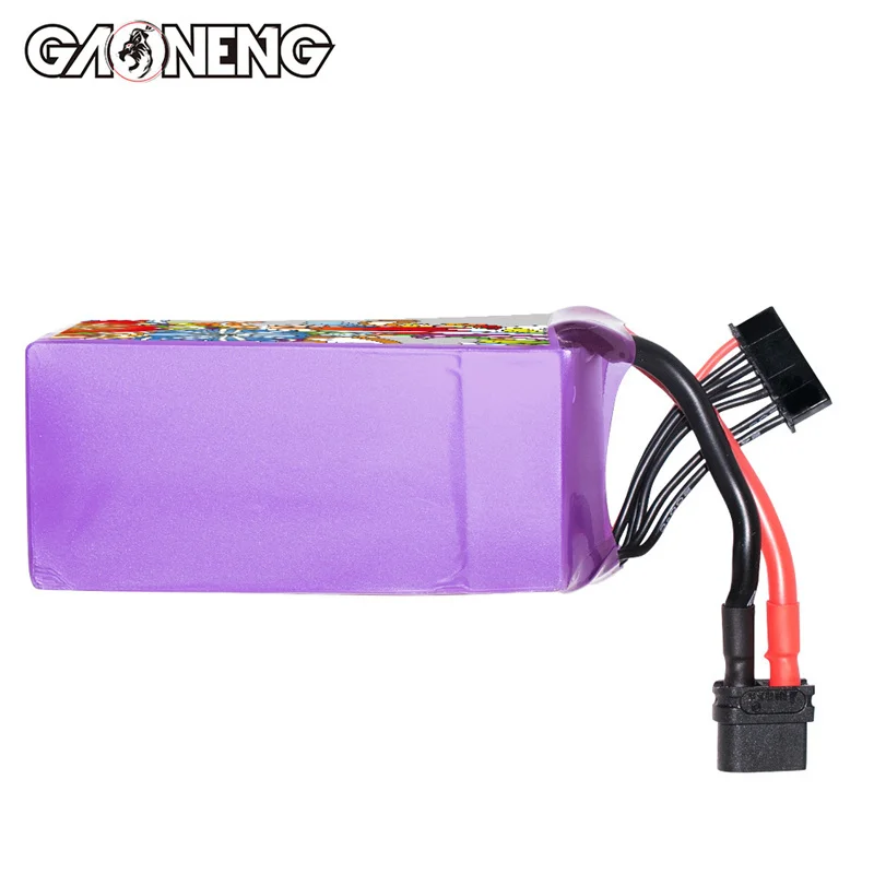 Batería de Lipo mejorada GNB 6S1P 22,8 V 1850mAh para RC FPV, Drone de carreras, helicóptero, cuadricóptero, batería LiHV 120C 22,8 V