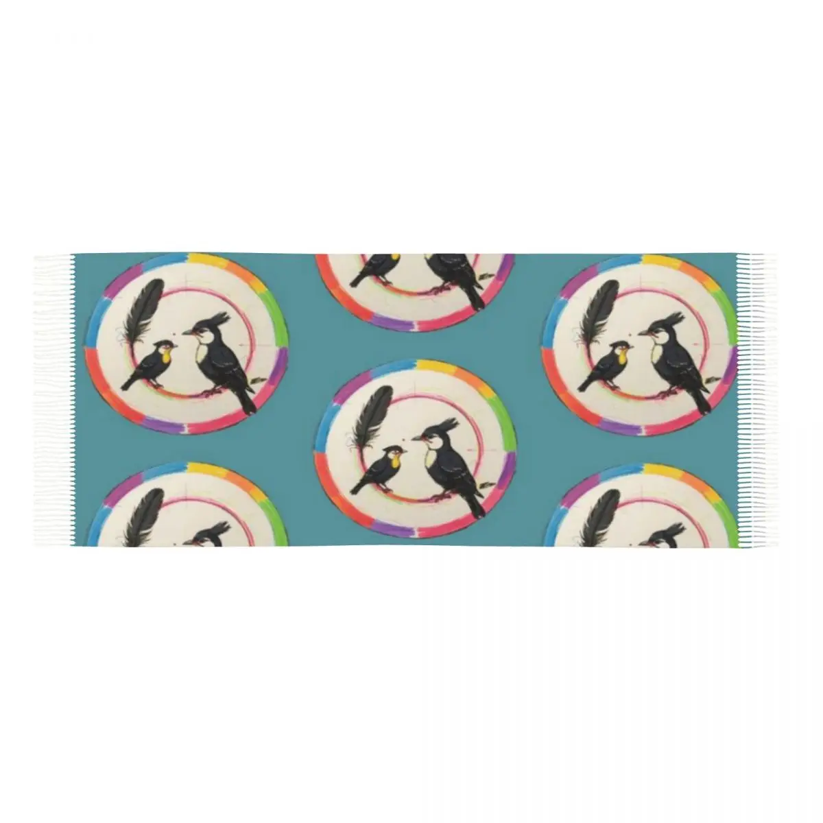 Schal Ein Quastenschal