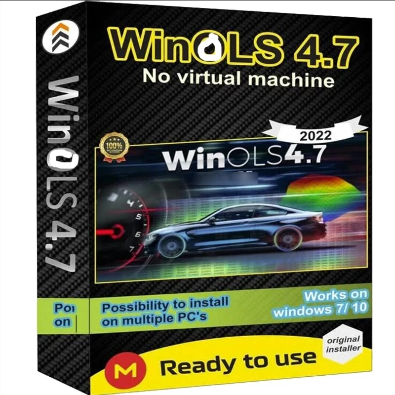 2024 New ECU Programming Tool Winols 4.7 Software+93GB Damos Files+ECM TITANIUM 26100+ Immo Service Tool V1.2+Install Video Guid