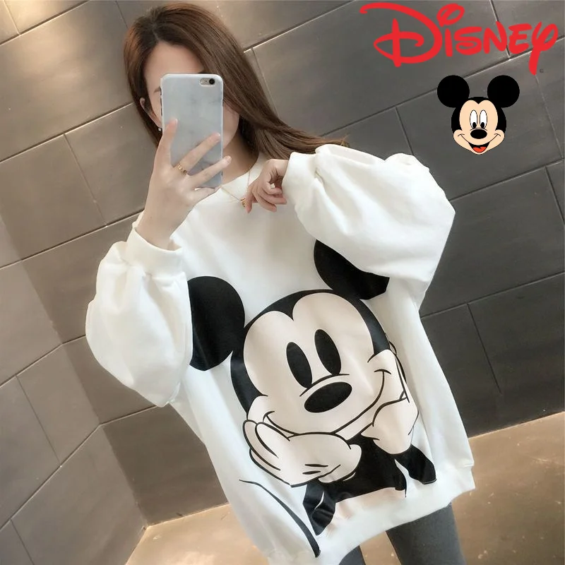 

The new cartoon Disney series cute Mickey girls autumn soft and comfortable, simple and versatile, casual and thick sweatshirt