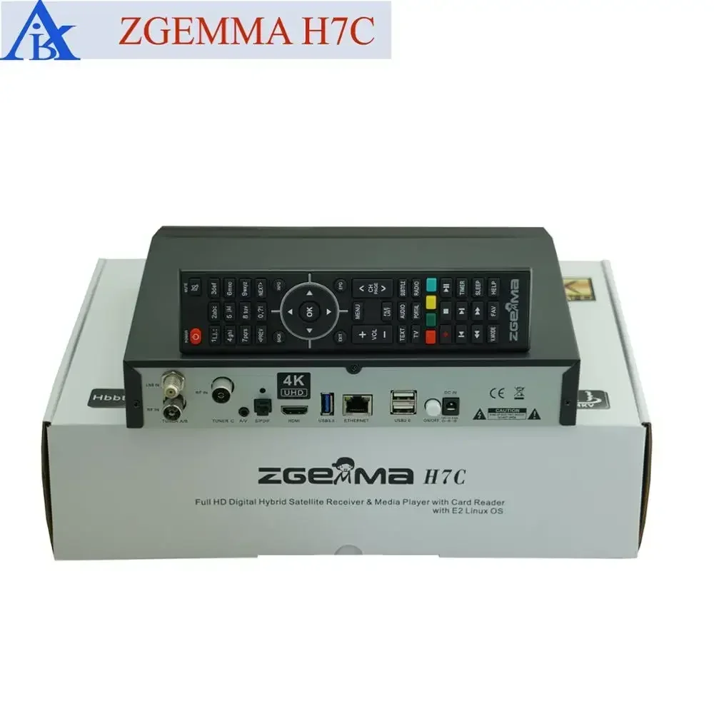 

ZGEMMA H7C DVB S2 + twin DVB T2/C 4K tv decoder