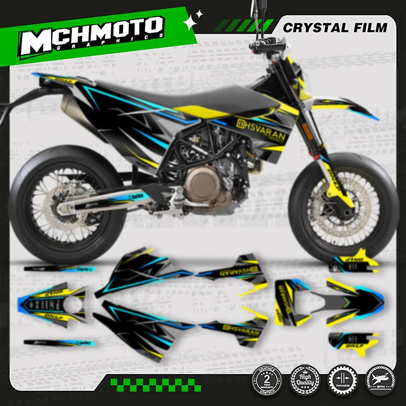 

MCHMFG for Husqvarna Decal 15-20 701 SUPERMOTO ENDURO 2015-2017 2018 2019 2020 Custom Team Graphics Decals Stickers Kit 022