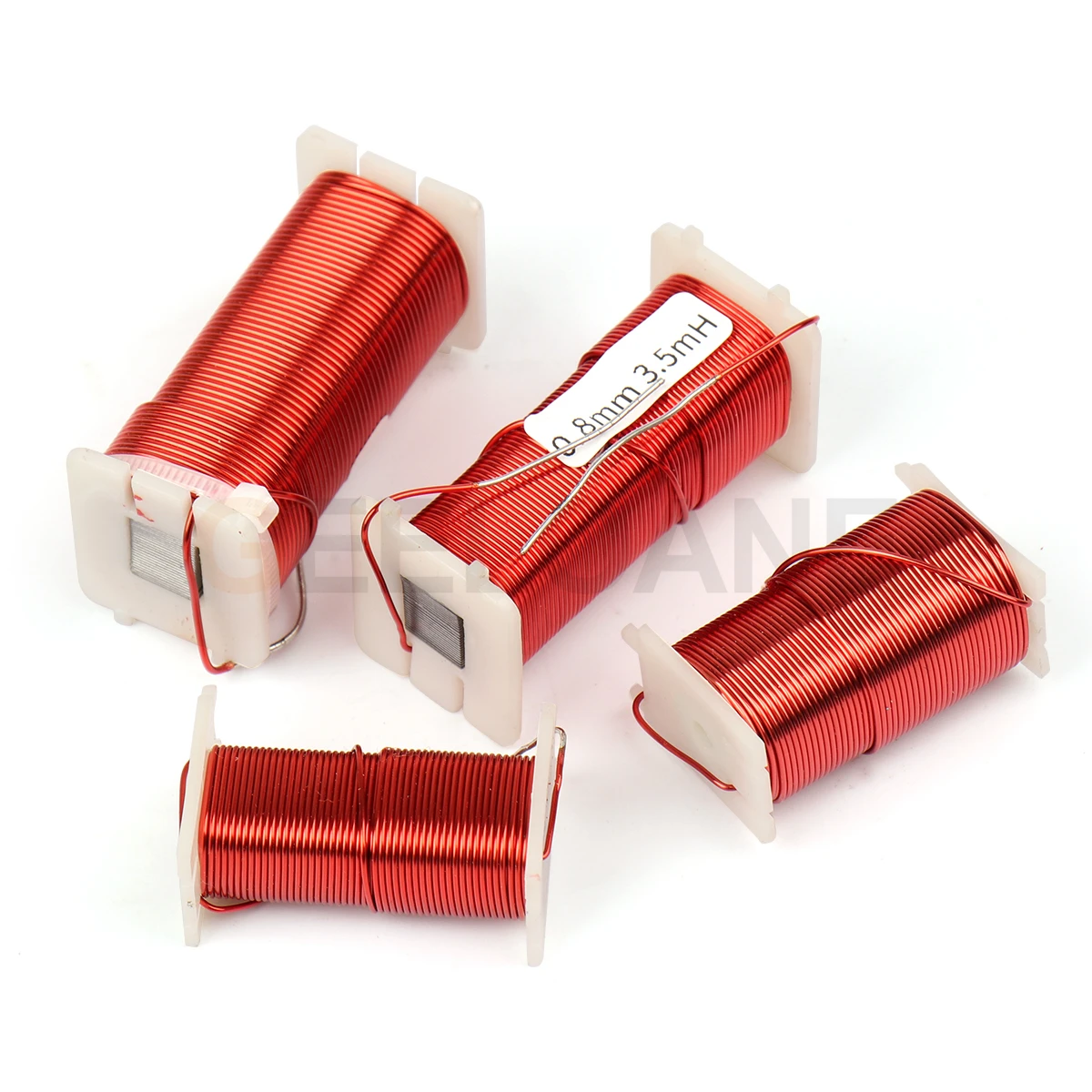 GEELOANE 1.2 مللي متر الحديد الأساسية مغو السيليكون الصلب الأساسية OFC لفائف لمكبر الصوت/الصوت كروس 0.5mH-2.4mH