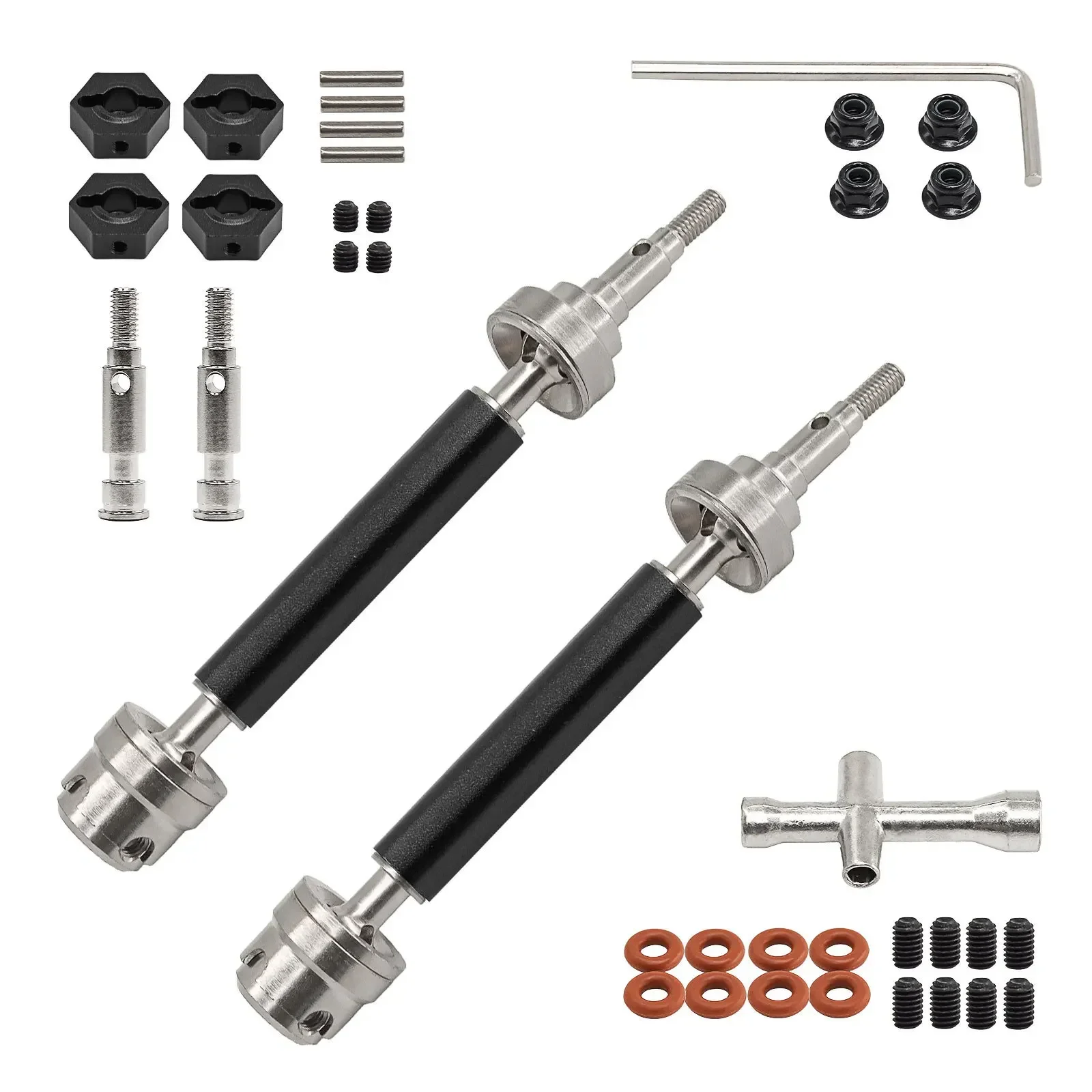 Drive Shaft CVD High Carbon Steel Front and Rear Electroplating Version for ARRMA 1/10 2WD Goron