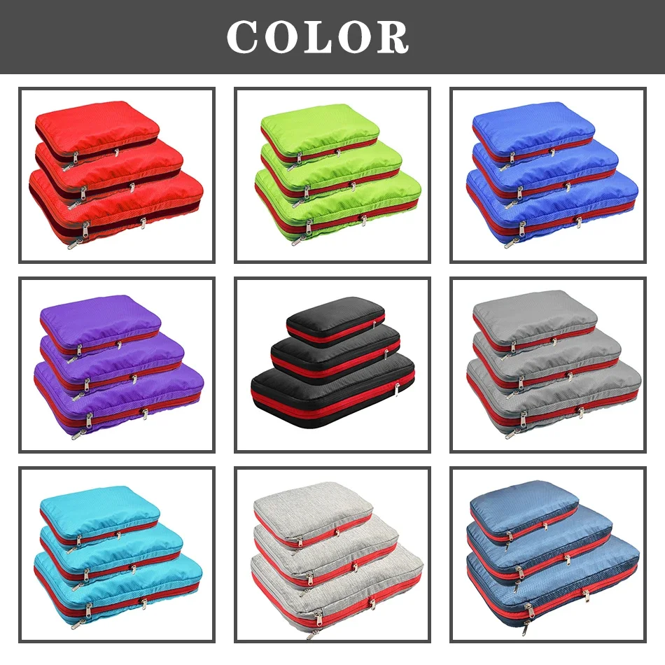 Double-Deck Portable Compression Bag, Used for Travel, Waterproof Function, The Space Is Reduced By 50%