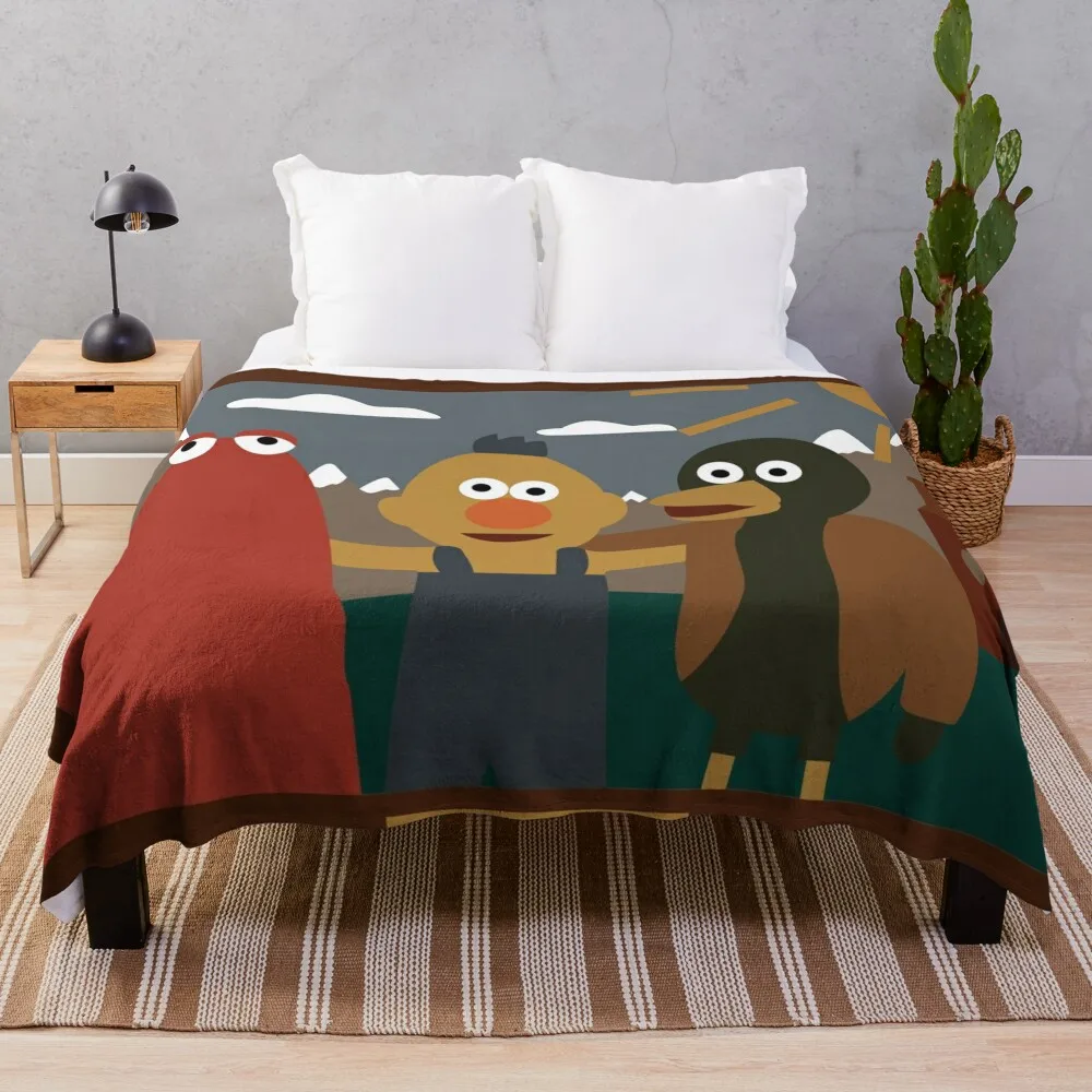 

Don't Hug Me I'm Scared Minimalist Throw Blanket