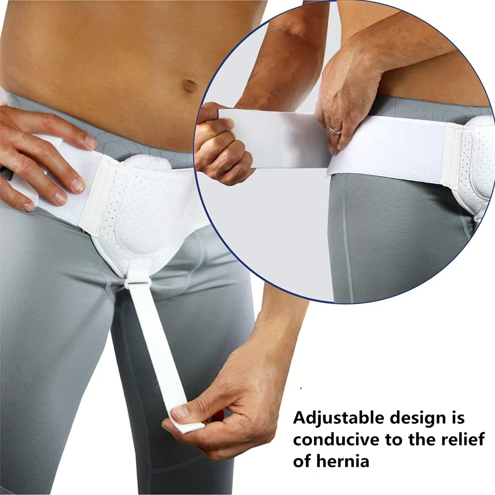 Medicine Men Hernia Belt Truss for Inguinal Sport Hernia Brace Support Hernia Therapy Treatment Belt Pain Relief Recovery Strap