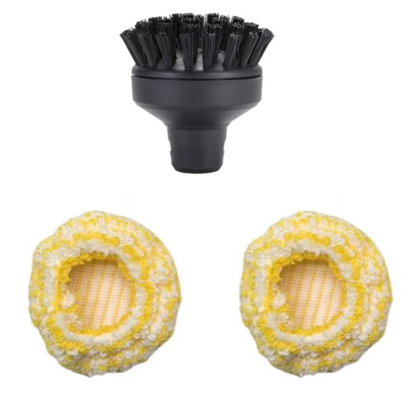 

Large Round Brush Steam Kit suitable for Karcher SC Series Cleaners Steam Cleaner Accessories Large round brush cloth cover