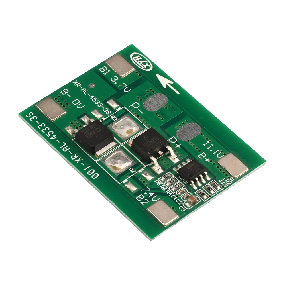 3S 7A 12V 18650 Lithium Battery Protection Board Anti Overcharge/Overdischarge/Overcurrent Short Circuit PCB Board HXYP-3S-BM01