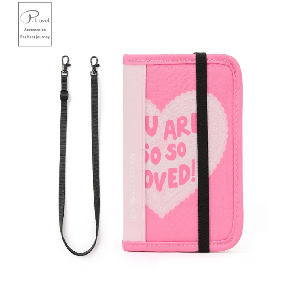 

Creative Card Holder Nylon Passport Bag Purse Crossbody Bag Travel Wallet Ticket Holder Passport Cover Storage Card Bag Men