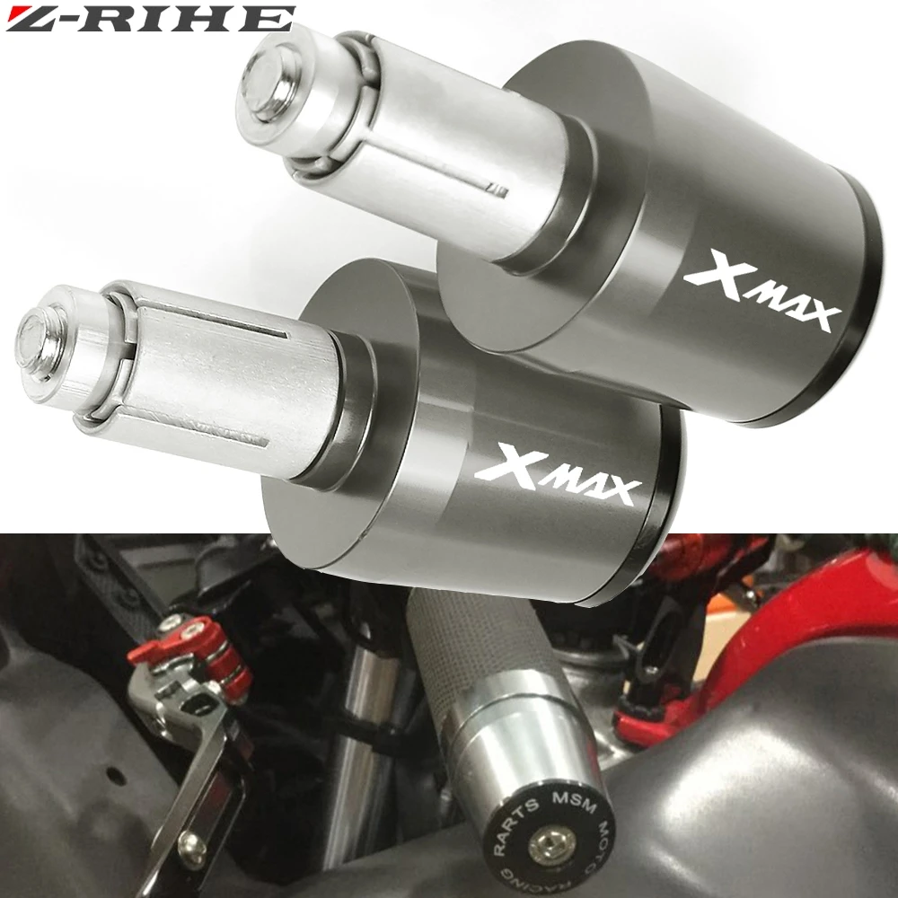 

22mm For YAMAHA XMAX 300 X MAX X-MAX 125/200/250/400 Motorcycle Handle Grip Bar Ends Motorbike Handlebar Grips Ends