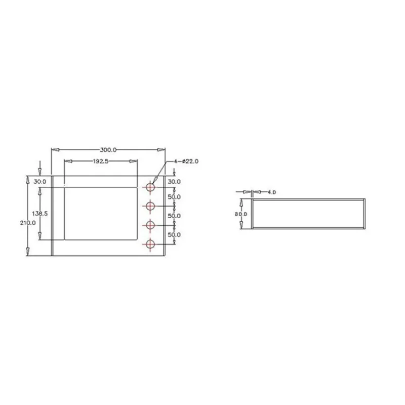 

7 Inch Aluminum Alloy Touch Screen Installation Box Industrial Text Machine Interface Control Box DIY