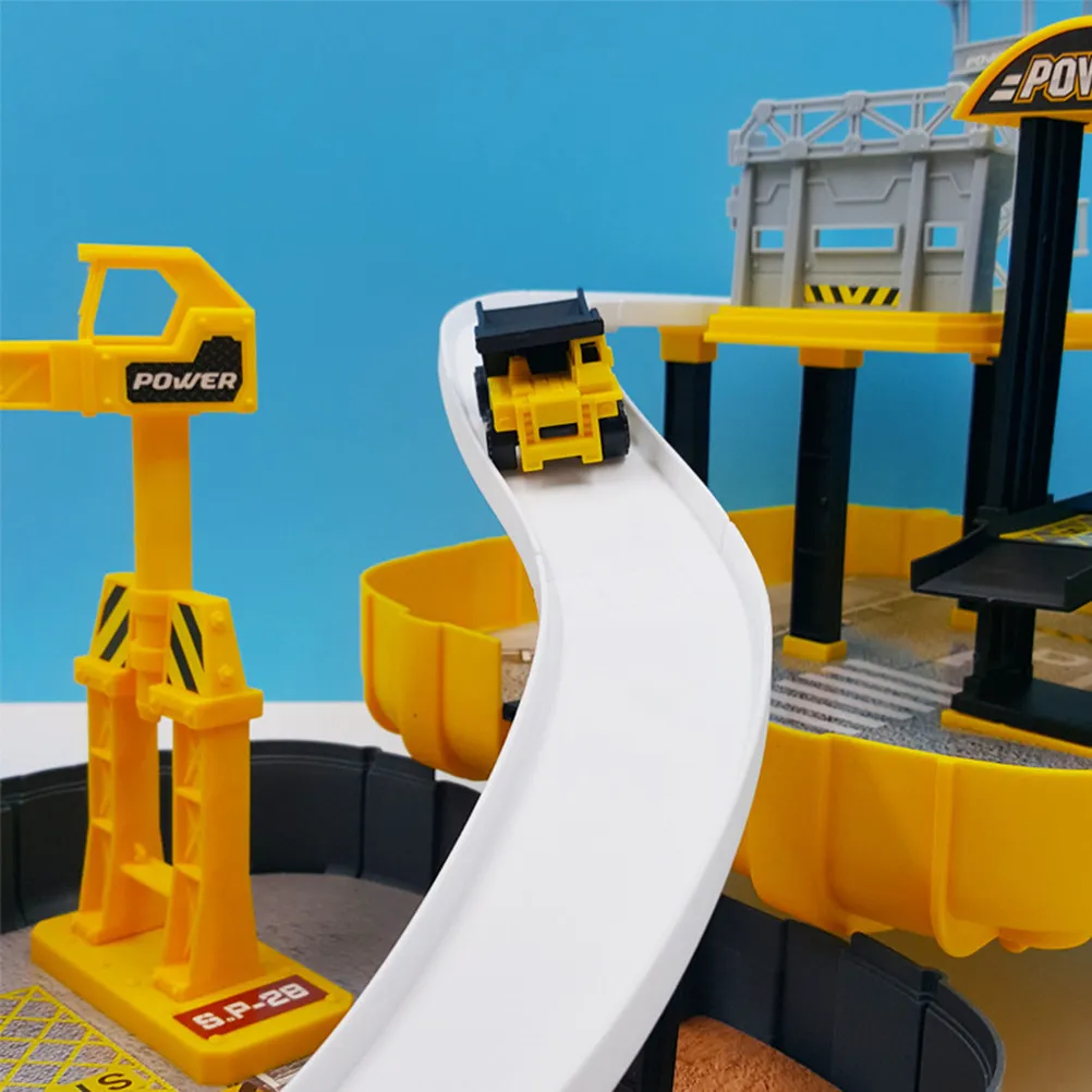 

1Set Track Parking Lot Simulation Plastic Traffic Scene Promotes Creativity Observation Direction Sense Gift for Boys